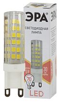 Лампа светодиодная ЭРА STD LED JCD-7W-CER-827-G9 G9 7Вт керамика капсула теплый белый свет Лампа светодиодная ЭРА STD LED JCD-7W-CER-827-G9 G9 7Вт керамика капсула теплый белый свет