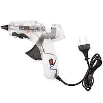 Пистолет клеевой, 60Вт, Ø11мм, ПРОЗРАЧНЫЙ корпус, с кнопкой, блистер REXANT