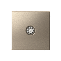 ArtGallery Шампань TV Розетка оконечная 1DB, механизм Systeme Electric (Schneider Electric)