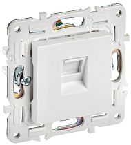 SKANDY Розетка компьютерная RJ45 кат.6 SK-K02W арктический белый IEK SKANDY Розетка компьютерная RJ45 кат.6 SK-K02W арктический белый IEK
