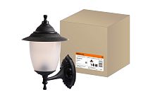 Светильник Прага Эл-11-71 60 Вт Е27 настенный вверх черный  TDM