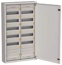 TITAN 5 Корпус металлический ЩРн-144 (2х72) 960х570х140мм IP31 серый (одна дверь) IEK