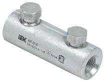 Гильза механическая алюминиевая АМГ 25-50 до 1кВ со срывными болтами  IEK