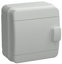 TEKFOR Корпус пластиковый КМПн-6 IP65 серая непрозрачная дверь  IEK