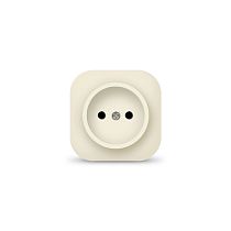 Розетка UNIVersal IONICH 1431 слоновая кость одноместная без заземления Розетка UNIVersal IONICH 1431 слоновая кость одноместная без заземления