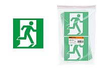 Знак "Выход здесь" (правосторонний) 150х150мм  TDM