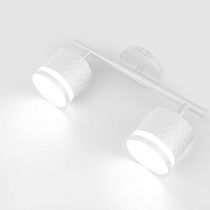 Спот на основании GWL-2GX53-M-IP20 Двойной Белый С боковым рассеивателем Кирпич