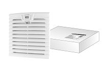 Вентиляционная решетка с фильтром для вентилятора ВФУ SQ0832-0112 (204 мм)  TDM