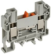 Колодка клеммная CTS-DT измерительная универсальный монтаж 10мм2 серая  IEK
