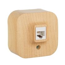 Розетка телефонная Legrand Quteo 782274 сосна одноместная RJ11 Legrand