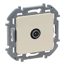 Розетка TV оконечная 10 дБ 5-862 мГц слоновая кость INSPIRIA Legrand Розетка TV оконечная 10 дБ 5-862 мГц слоновая кость INSPIRIA Legrand