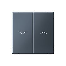 ARTGALLERY 2-клавишный ВЫКЛЮЧАТЕЛЬ ДЛЯ ЖАЛЮЗИ, 2х сх.4, 10А, механизм, быстрозажим. клем., ГРИФЕЛЬ