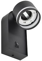 LIGHTING Светильник 4035 накладной настенный под лампу GX53 черный  IEK LIGHTING Светильник 4035 накладной настенный под лампу GX53 черный  IEK