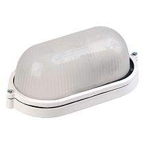 Светильник под лампу ЖКХ НБП/НПП 1401 овал белый без реш. General GCF-O-E27-60-IP65