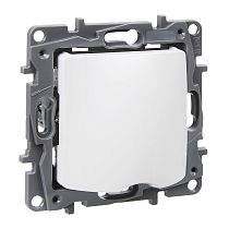 ETIKA Вывод кабеля с зажимом для кабеля белый