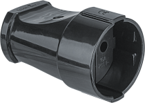 Розетка Navigator NCA-SK01-10A-X-BL переносная без заземления черная