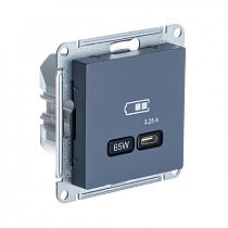 AtlasDesign Грифель Розетка USB C, 65W, Fast Charge (QC.PD) Systeme Electric (Schneider Electric)