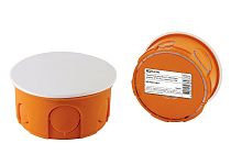 Распаячная коробка СП D80х40мм, крышка, IP20, инд. штрихкод,  TDM