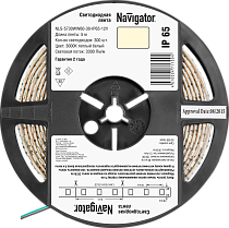 Лента светодиодная Navigator NLS-5730WW60-30-IP65-12V R5 30Вт/м уп. 5м Лента светодиодная Navigator NLS-5730WW60-30-IP65-12V R5 30Вт/м уп. 5м