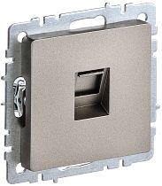 BRITE Розетка компьютерная RJ45 кат.5E РК10-БрШ шампань IEK BRITE Розетка компьютерная RJ45 кат.5E РК10-БрШ шампань IEK