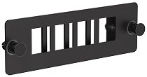 ITK Планка для 4-х Keystone FTP с заземлением черная IEK