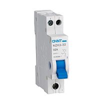 Модульный переключатель NZK2-32 1P 32А 2 положения (R) CHINT Модульный переключатель NZK2-32 1P 32А 2 положения (R) CHINT