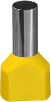 Наконечник Navigator NET-E2-6.0-14-B50 НШВИ2, желтый 2 провода (уп.50шт)