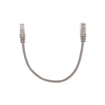 Патч-корд U/UTP, CAT 5e, RJ45-RJ45, 26AWG, LSZH, серый, 0,3м  REXANT