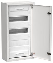 TITAN 5 Корпус металлический ЩРн-36 (1х36) 585х310х140мм IP31 белый (одна дверь) IEK