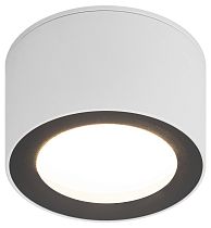 Светильник настенно-потолочный спот ЭРА OL28 WH/BK GX53 черно-белый IP44