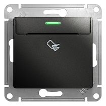 Glossa Антрацит Выключатель карточный, сх.6 Systeme Electric (Schneider Electric)