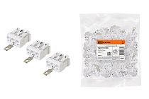 Клемма пружинная соединительная КСПз3-L+N+PE, 16 A, с заземлением под винт  TDM