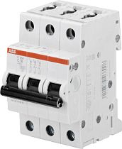 Автоматический выключатель трехполюсный C 50А 6кА S203 ABB