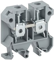 Клемма винтовая КВИ-16кв.мм серая  IEK