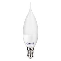 Светодиодная лампа Стандарт СВЕЧА НА ВЕТРУ E14 GLDEN-CFW-7-230-E14-4500 General Lighting Systems Светодиодная лампа Стандарт СВЕЧА НА ВЕТРУ E14 GLDEN-CFW-7-230-E14-4500 General Lighting Systems