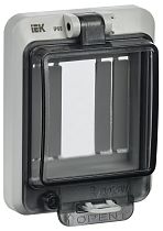 Крышка защитная для выреза в шкафу пластик 3 модуля IP66  IEK