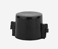 Коробка установочная круглая IP44 ЭРА D75х62мм для монолитных стен, (чёрный)