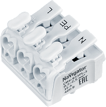 Клемма монтажная Navigator NTC-CMK-923PL-3 (уп.5шт) Клемма монтажная Navigator NTC-CMK-923PL-3 (уп.5шт)