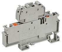 ARMAFIX Колодка клеммная CPF6 с держателем предохранителя под патронные предохранители промышленного стандарта 6,3х32мм IEK