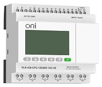ПЛК 430 Модуль ЦПУ 12 DI 6 RO 220В AC с экраном ONI