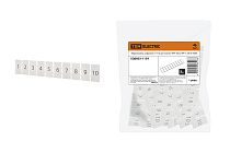 Маркировка цифровая (1-10) для клемм ЗНН-4мм2 (Ph-C ZB 6)  TDM