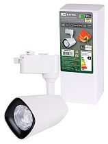 Светильник трековый однофазный LED TRL-02-015-WW 15 Вт, 24°, 3000 К, 90 Ra, белый, TDM Светильник трековый однофазный LED TRL-02-015-WW 15 Вт, 24°, 3000 К, 90 Ra, белый, TDM