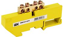 Шина PE "земля" на DIN-изоляторах ШНИ-6х9-4-Д-Ж  IEK