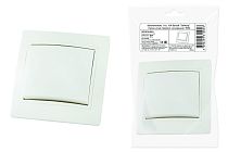 Выключатель 1 кл. 10А белый "Таймыр" (пром. упак., бакелит. основание)  TDM