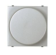 ABB Zenit Серебряный Светорегулятор поворотный для люминисцентных ламп 1-10В, 700W, (2 мод) | N2260.9 PL