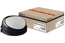 Светильник ЖКХ НПБ1307 черный/круг ресничка 60Вт IP54  TDM