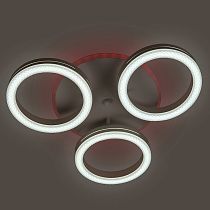 Светильник потолочный с/д  General GSMCL-Smart59  65w Centurion-2 белый RGB  (5кр) 65Вт 3000-6500K 4235Лм 260x95мм с пультом  (800359) (1/5)