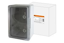Бокс пластиковый ЩМП-0-5, прозр., крышка ABS, IP65, -45 до +75 С, навесной, (500x400x240)  TDM