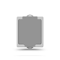 Розетка одноместная с крышкой серия "Аллегро", IP-54, с/з, з/ш, о/у, 16А, 220В, серая (е UNIVERSAL Розетка одноместная с крышкой серия "Аллегро", IP-54, с/з, з/ш, о/у, 16А, 220В, серая (е UNIVERSAL