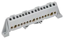 TEKFOR Шина L "фаза" в комбинированном DIN-изоляторе "Стойка" 8х12-17-Ср IEK